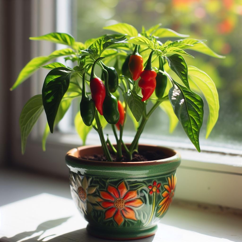 100+ SEEDS- Organic Cayenne Pepper Chilli Seeds - Kitchen Garden Pack- Non GMO