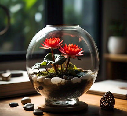 Earth Hopper Dwarf Lotus Hybrid Seeds - Mix Bowl, 60 Seeds Pack, Grow Indoor/Outdoor Both.