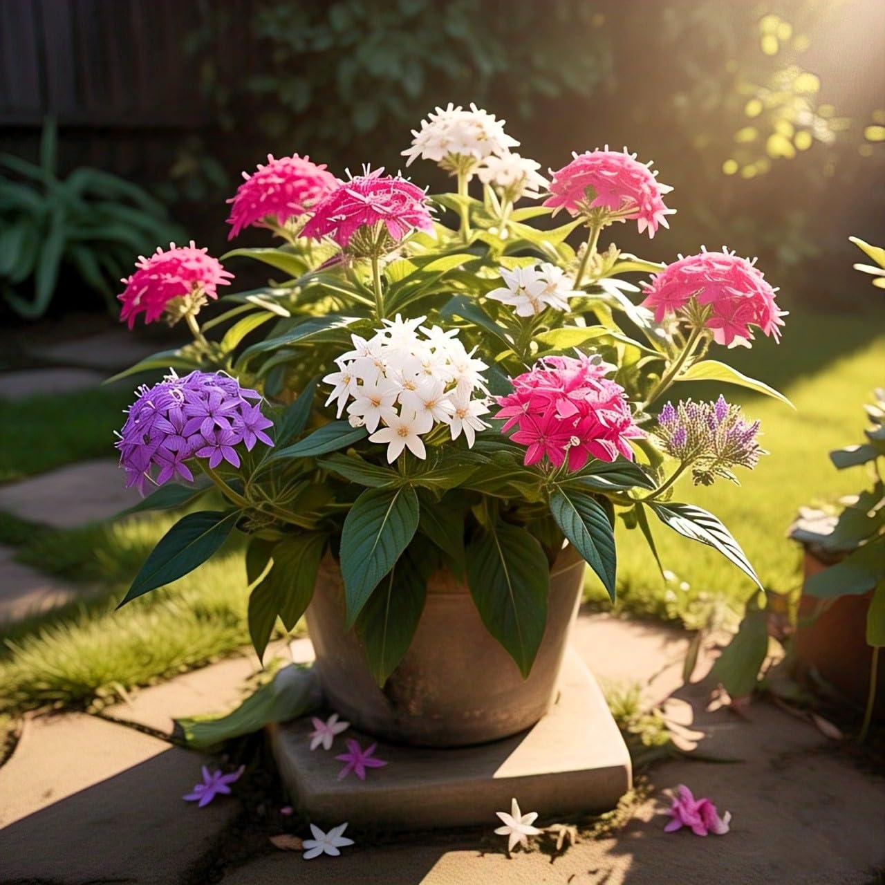 Earth Hopper Pentas Lucky Star Mix F1 Flower Seeds- 35 Seeds Pack - Grow Year Round - All India