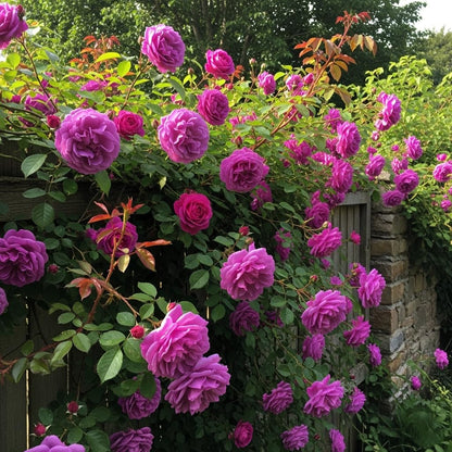 Earth Hopper Climbing Rose Hybrid Seeds Pack - Large Flowers- 70 Easy-to-Grow Seeds for Vibrant Blooms, Suitable for All Indian Climates (ALL IN ONE MIX)