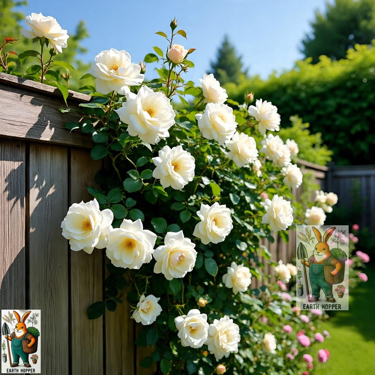 Earth Hopper Climbing Rose Hybrid Seeds Pack - Large Flowers- 70 Easy-to-Grow Seeds for Vibrant Blooms, Suitable for All Indian Climates (ALL IN ONE MIX)