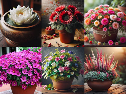 Low Maintenance Hybrid Flower Seeds Combo Pack- All Year Flower Seeds Supply (50 VARIETIES)