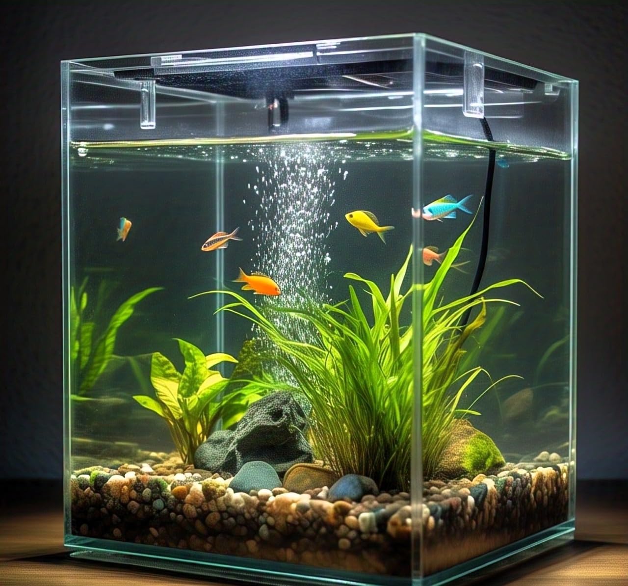 Earth Hopper Fish Friendly Hybrid Aquarium Grass Seeds - 200 Pcs, Year-Round Growth, Low Maintenance.