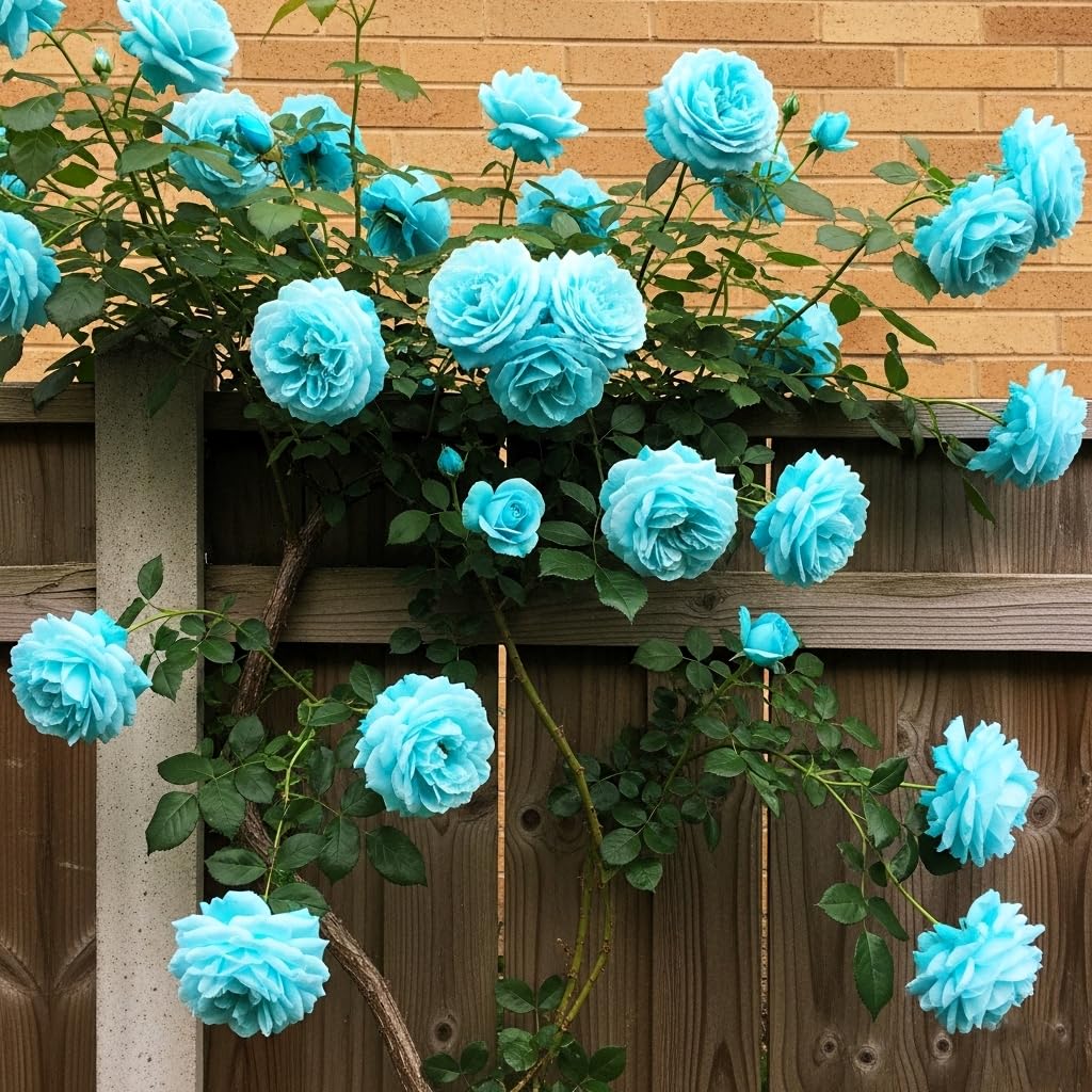 Earth Hopper Climbing Rose Hybrid Seeds Pack - Large Flowers- 70 Easy-to-Grow Seeds for Vibrant Blooms, Suitable for All Indian Climates (RED)