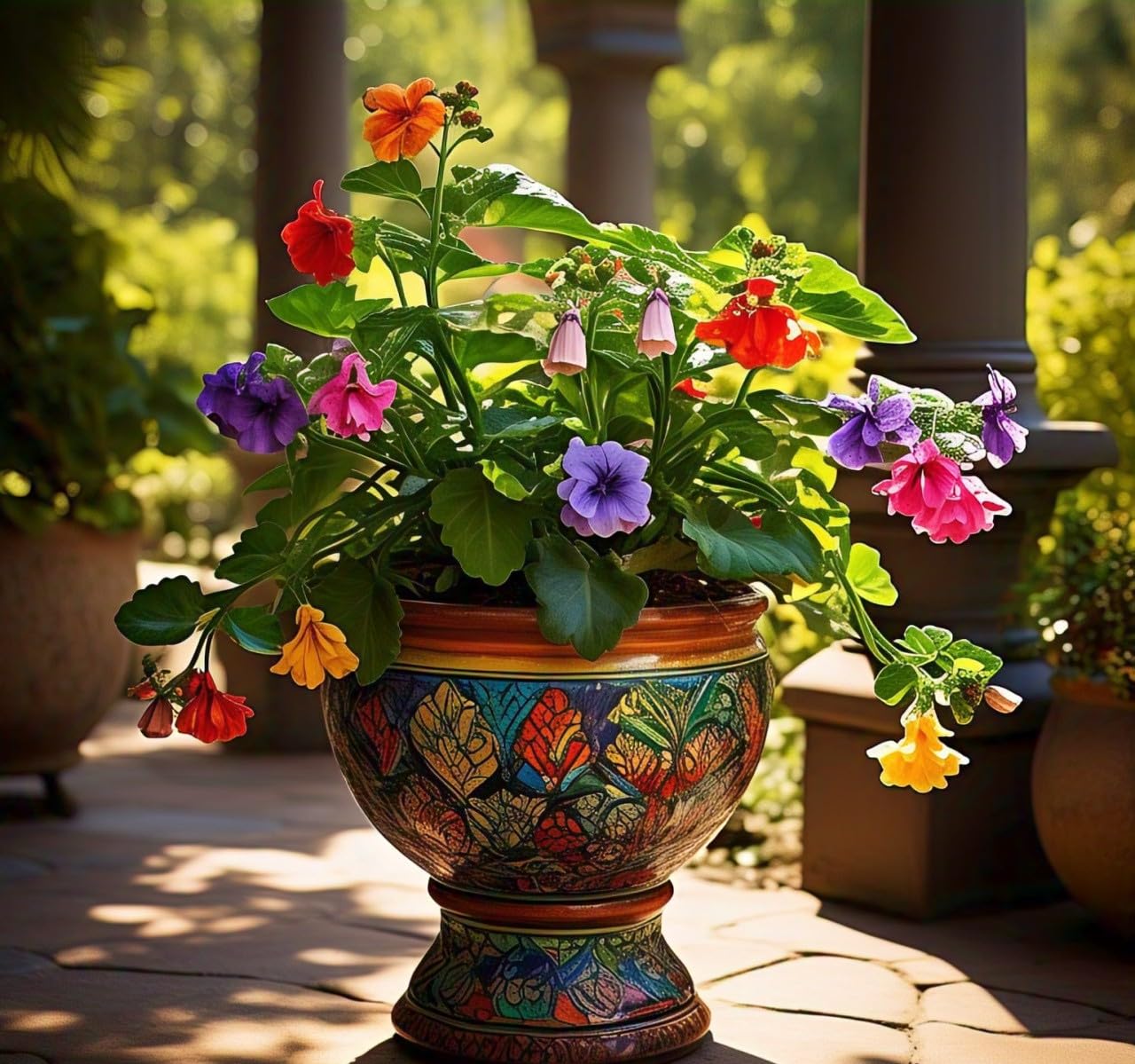 Earth Hopper 60+ SEEDS- All Seasons Million Bells Double Mix Flower Seeds For Planting.
