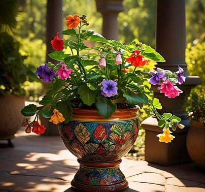 Earth Hopper 60+ SEEDS- All Seasons Million Bells Double Mix Flower Seeds For Planting.