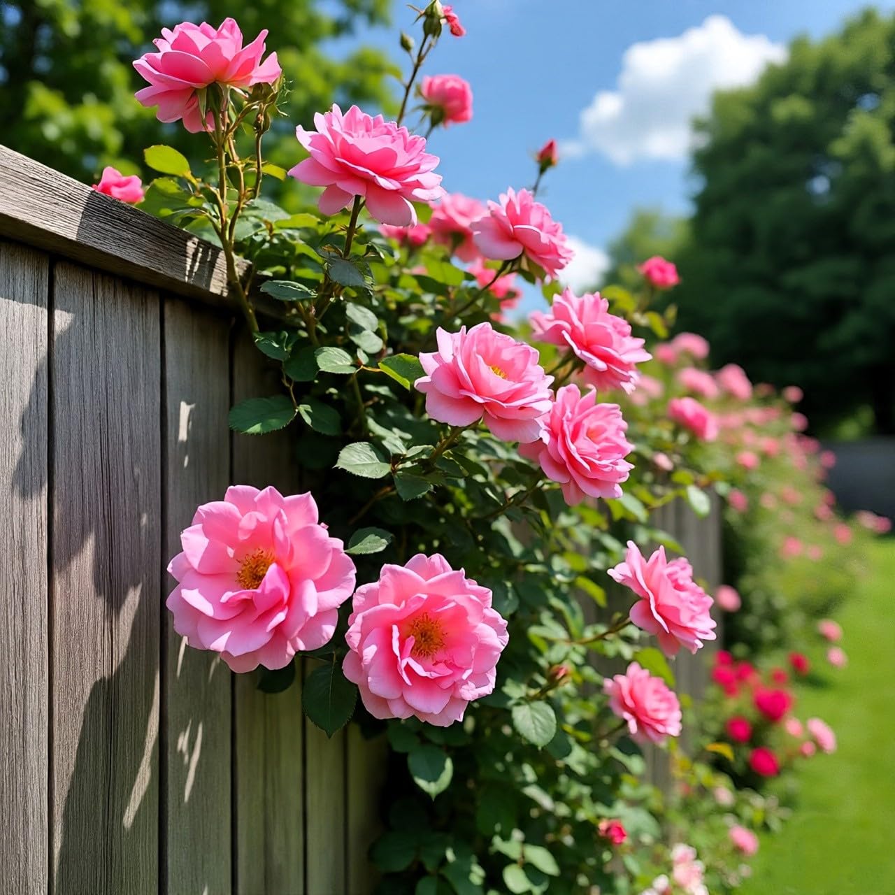 Earth Hopper Climbing Rose Hybrid Seeds Pack - Large Flowers- 70 Easy-to-Grow Seeds for Vibrant Blooms, Suitable for All Indian Climates (RED)