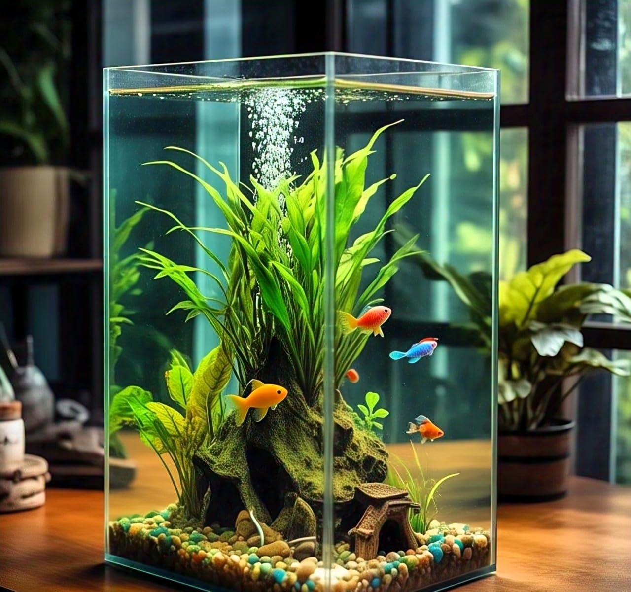 Earth Hopper Fish Friendly Hybrid Aquarium Grass Seeds - 200 Pcs, Year-Round Growth, Low Maintenance.
