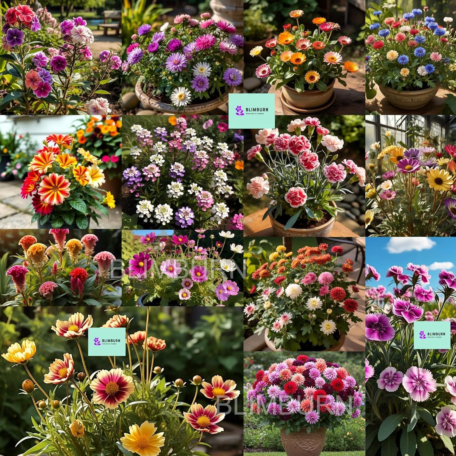 Low Maintenance Hybrid Flower Seeds Combo Pack- All Year Flower Seeds Supply (50 VARIETIES)