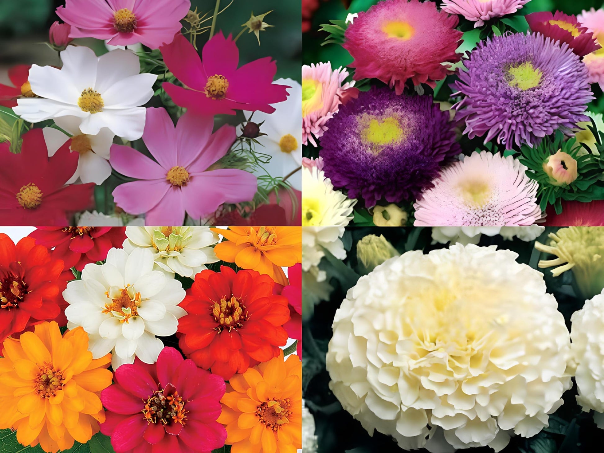 Low Maintenance Hybrid Flower Seeds Combo Pack- All Year Flower Seeds Supply (50 VARIETIES)