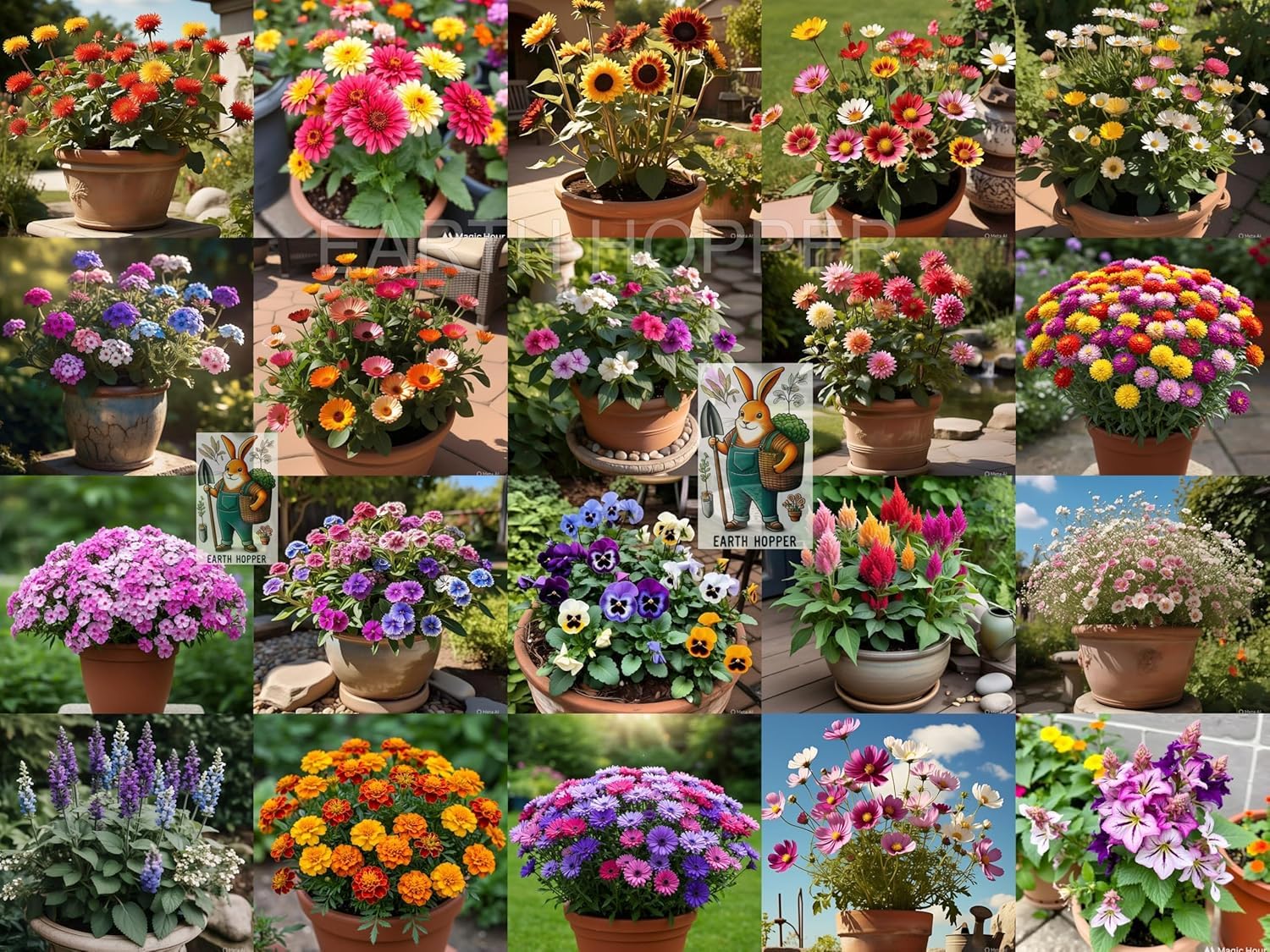 Low Maintenance Hybrid Flower Seeds Combo Pack- All Year Flower Seeds Supply (50 VARIETIES)