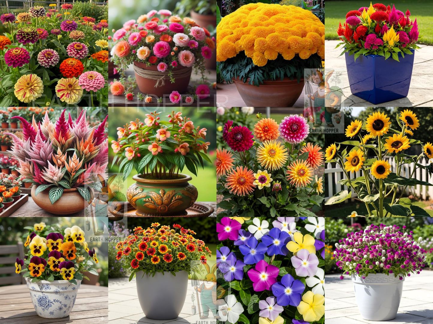 Low Maintenance Hybrid Flower Seeds Combo Pack- All Year Flower Seeds Supply (50 VARIETIES)