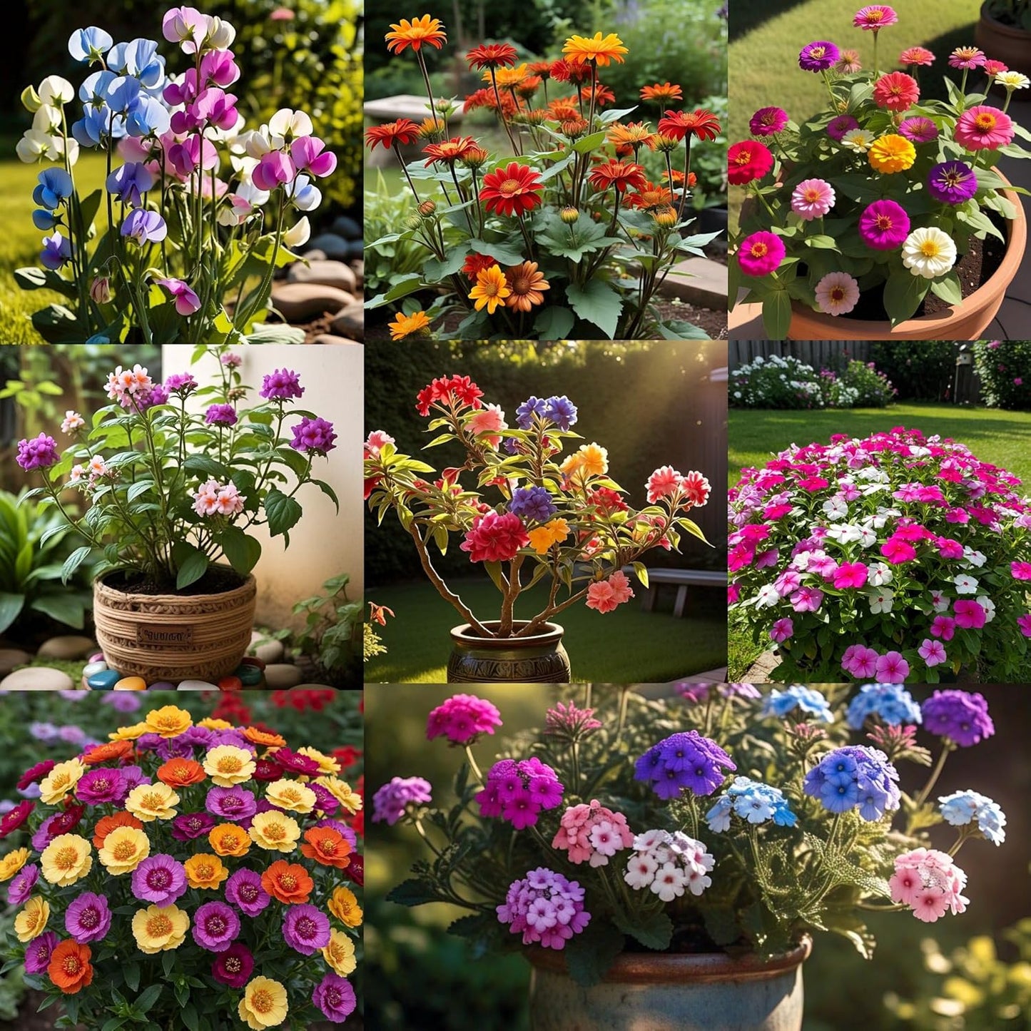 Low Maintenance Hybrid Flower Seeds Combo Pack- All Year Flower Seeds Supply (50 VARIETIES)