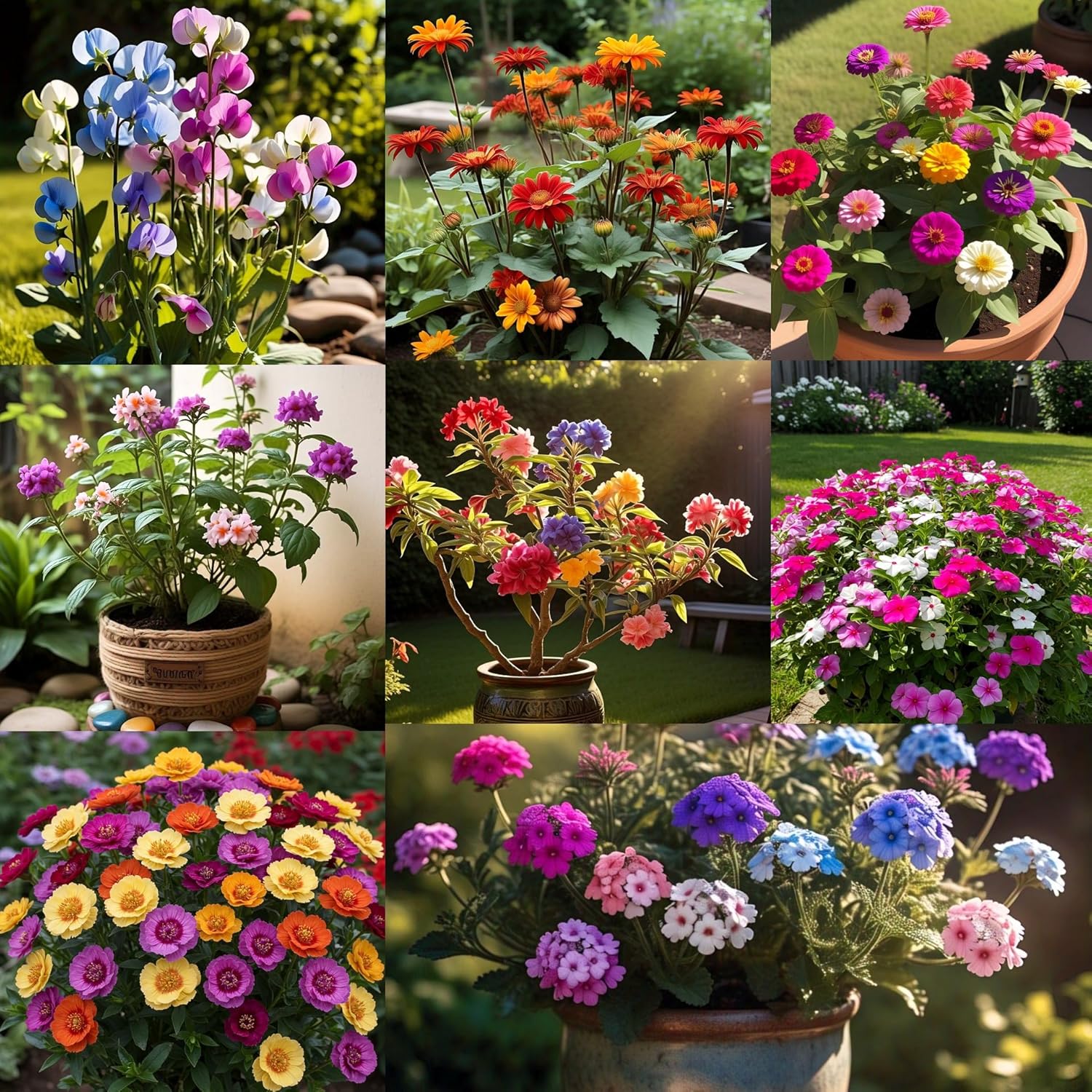 Low Maintenance Hybrid Flower Seeds Combo Pack- All Year Flower Seeds Supply (50 VARIETIES)