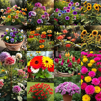 Low Maintenance Hybrid Flower Seeds Combo Pack- All Year Flower Seeds Supply (50 VARIETIES)