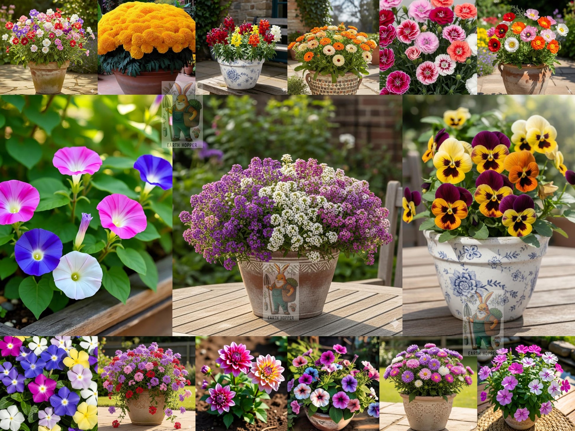 Low Maintenance Hybrid Flower Seeds Combo Pack- All Year Flower Seeds Supply (50 VARIETIES)