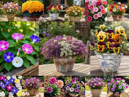 Low Maintenance Hybrid Flower Seeds Combo Pack- All Year Flower Seeds Supply (50 VARIETIES)