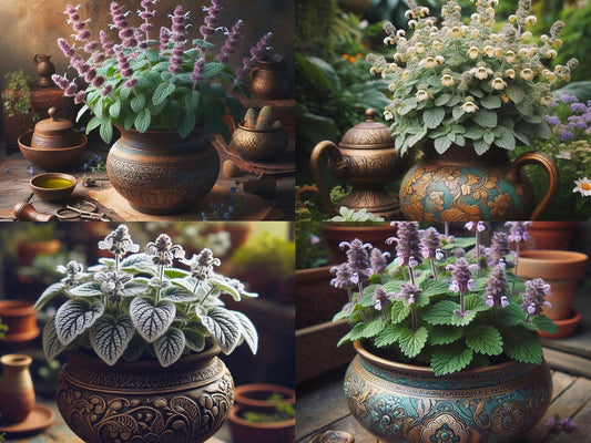 50+ Seeds- Mix Catnip Flower Seeds - Natural Insect Repellent - Grow Year Round - All India